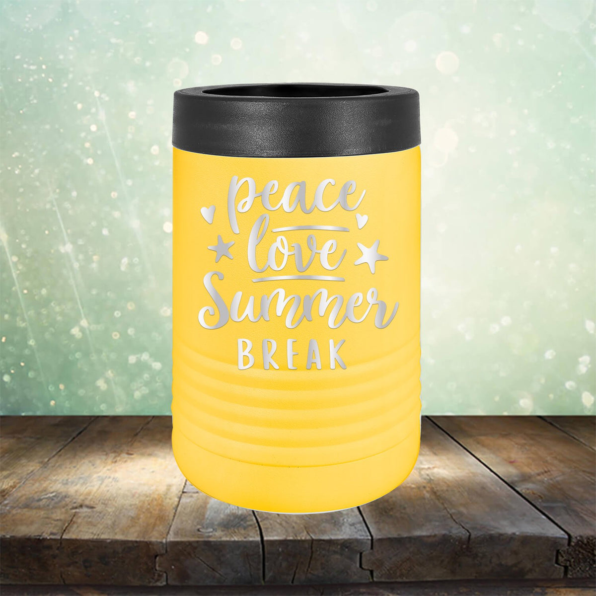 Peace Love Summer Break - Laser Etched Tumbler Mug