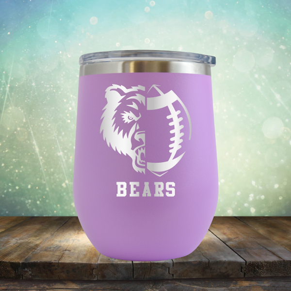 Bears Football - Stemless Wine Cup
