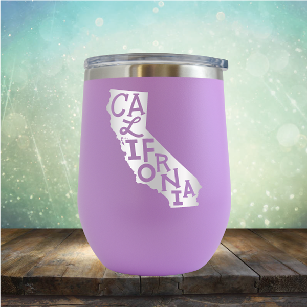 California Outline - Stemless Wine Cup