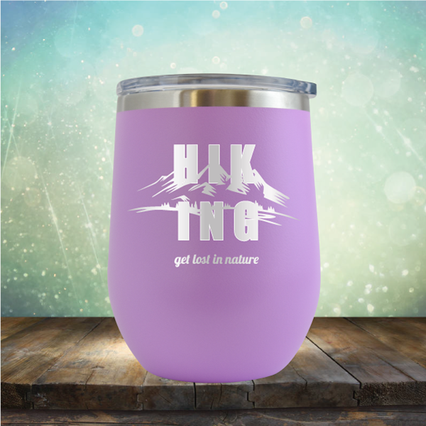 Hiking Get Lost in Nature - Stemless Wine Cup