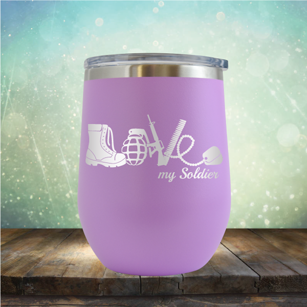 Love Soldier - Stemless Wine Cup