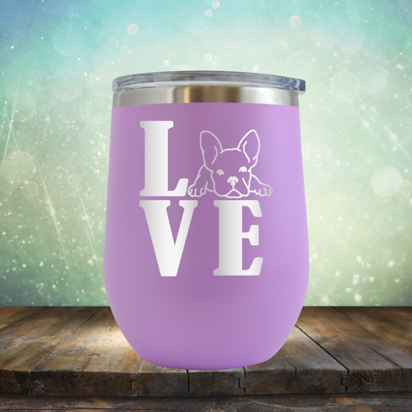 Love Frenchie - Stemless Wine Cup