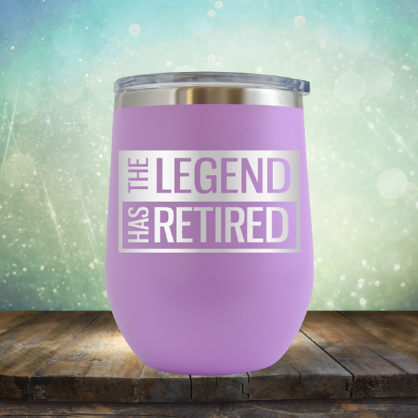 The Legend has Retired - Stemless Wine Cup