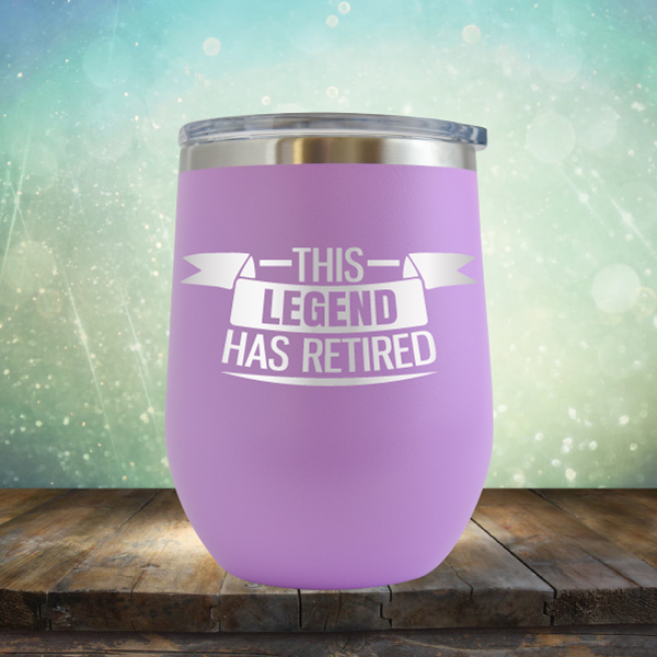 This Legend has Retired - Stemless Wine Cup