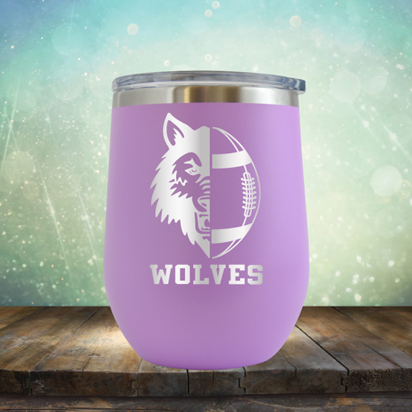 Wolves Football - Stemless Wine Cup