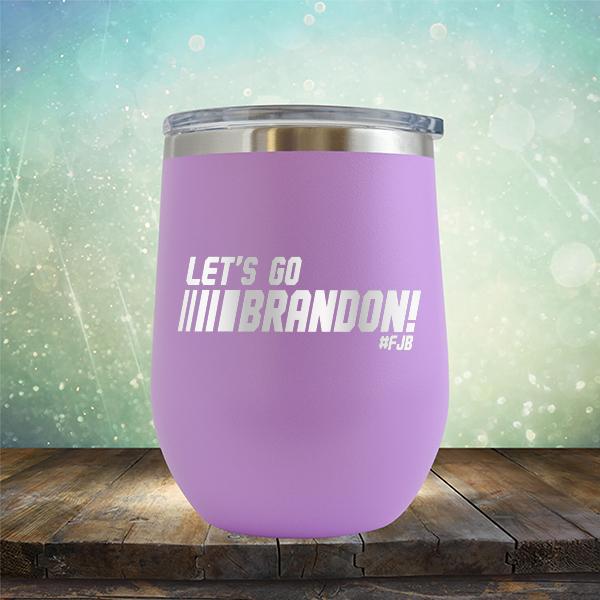 Let&#39;s Go Brandon FJB Racing - Stemless Wine Cup