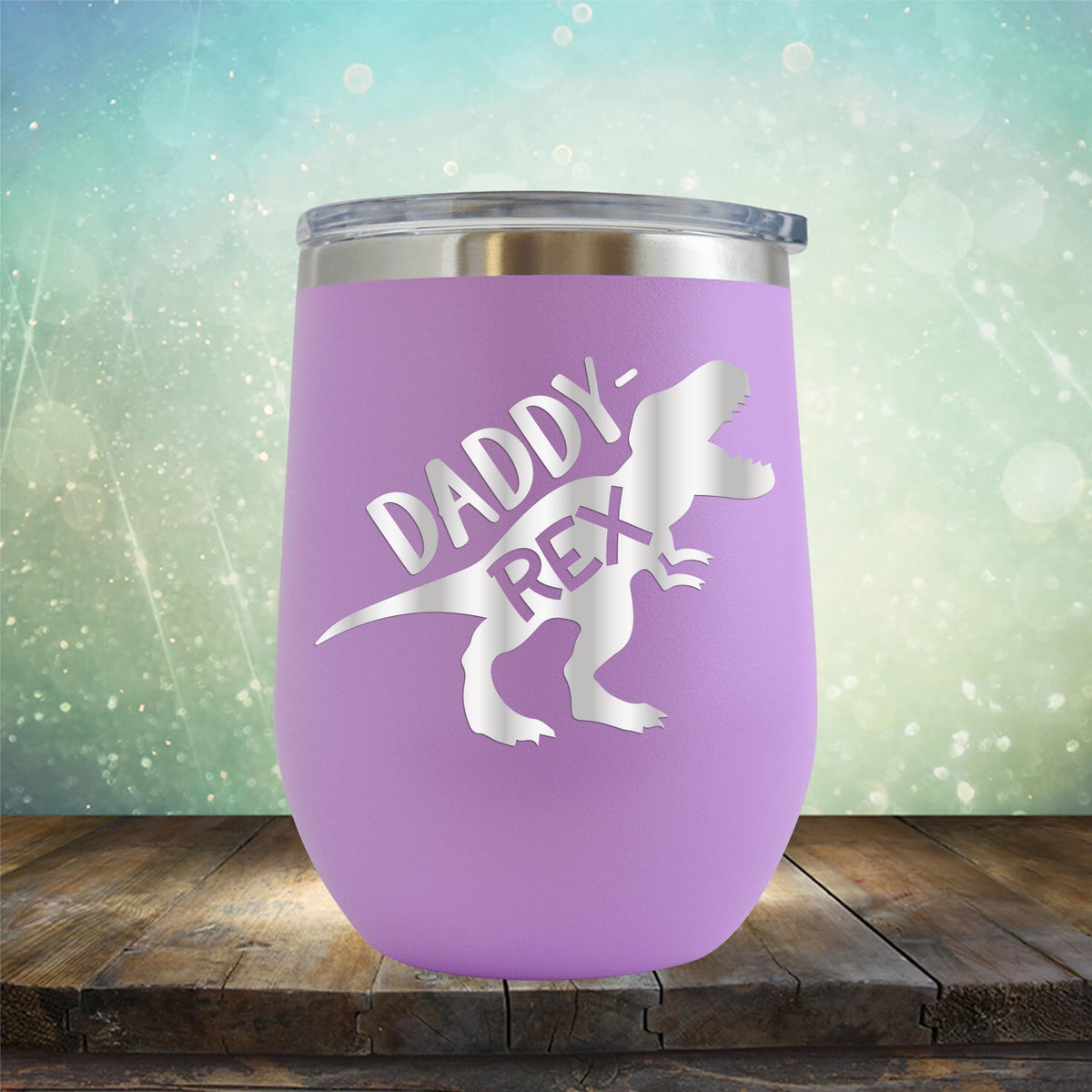 Daddy Rex Dinosaur - Stemless Wine Cup