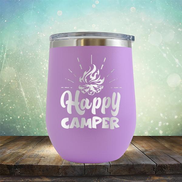 Happy Camper - Stemless Wine Cup