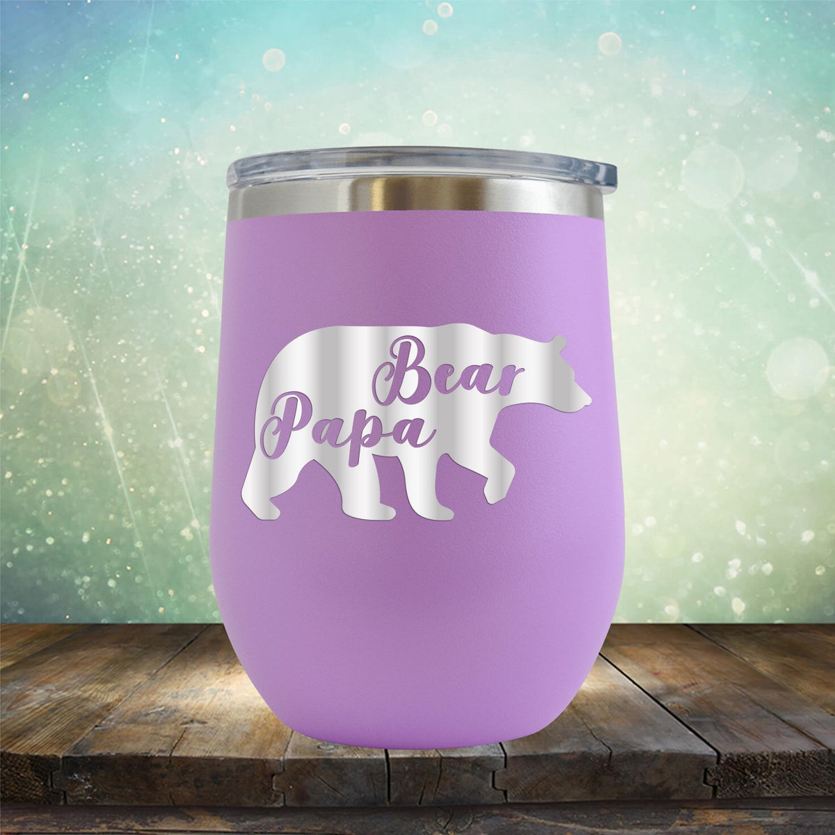 Papa Bear - Stemless Wine Cup