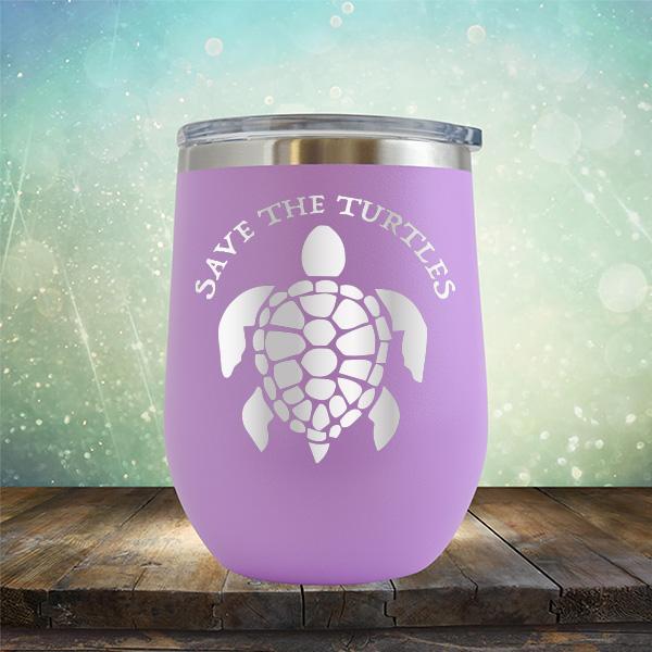 Save The Turtles - Stemless Wine Cup