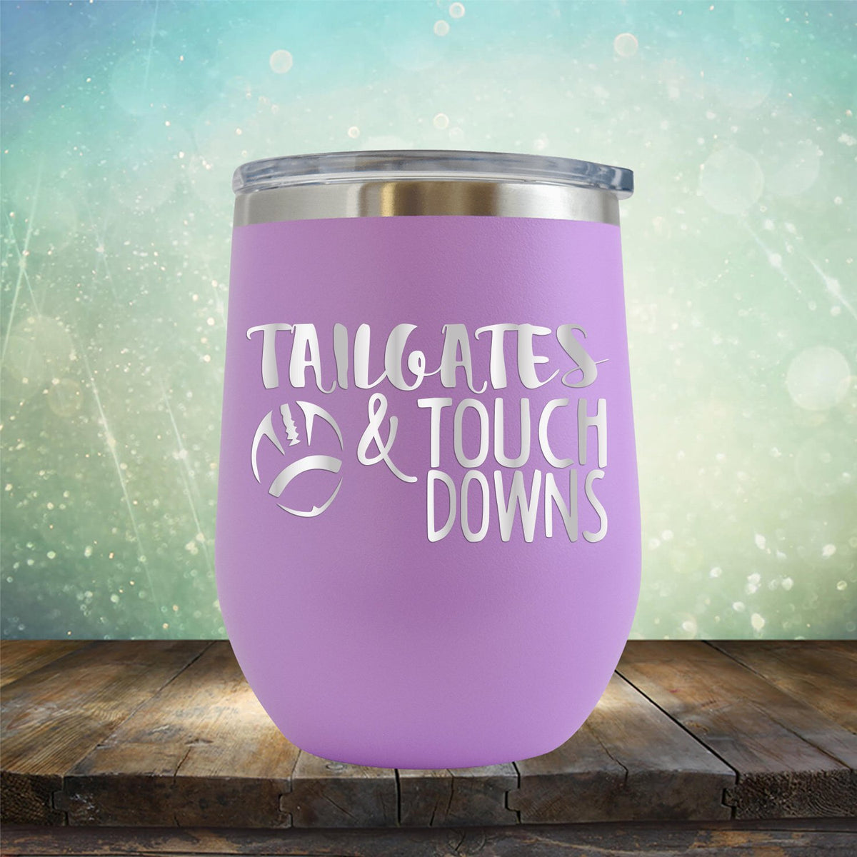 Tailgates &amp; Touchdowns - Stemless Wine Cup