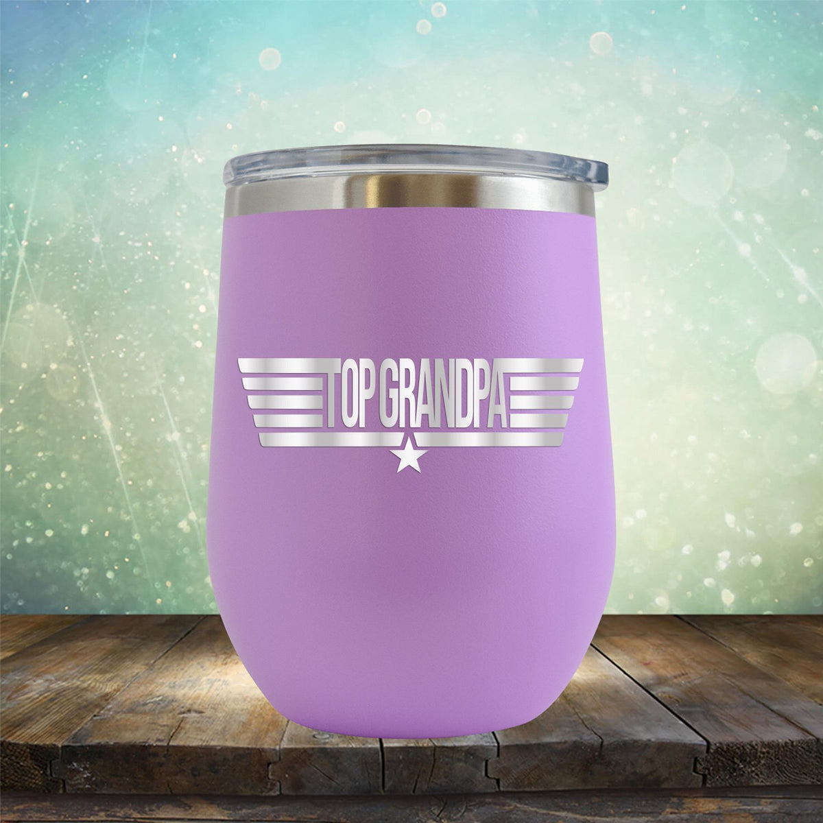 Top Grandpa - Stemless Wine Cup