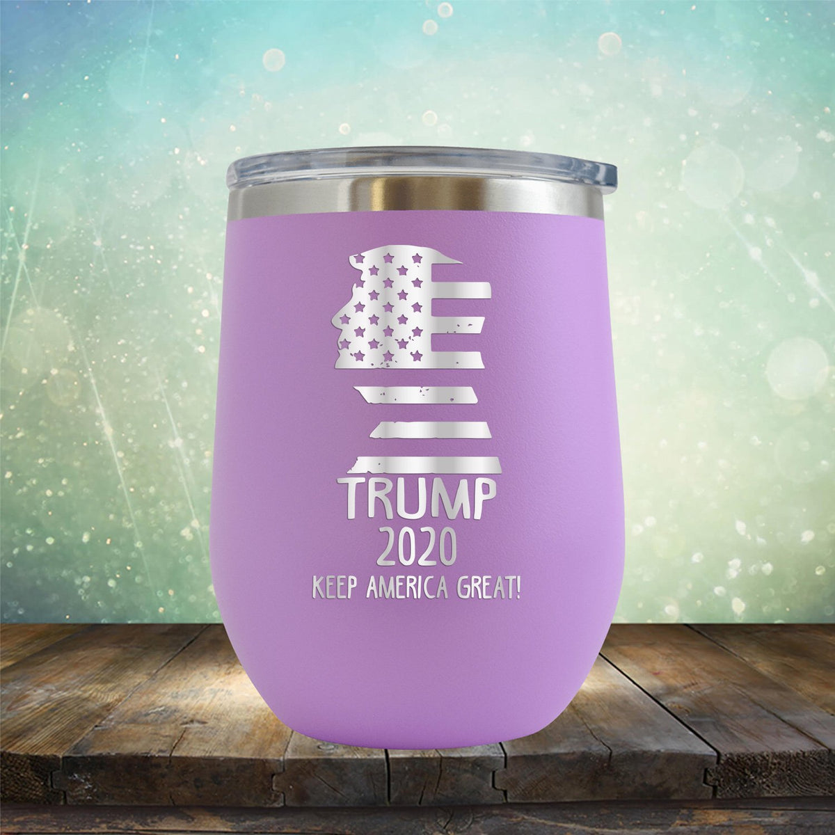 Trump 2020 Keep America Great - Stemless Wine Cup