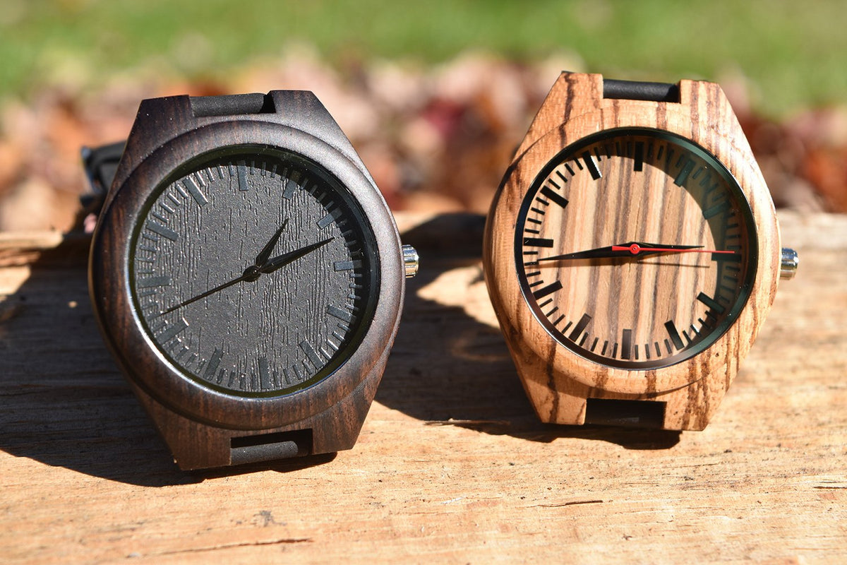 To My Husband - I Love You in the Morning and in the Afternoon - Wooden Watch