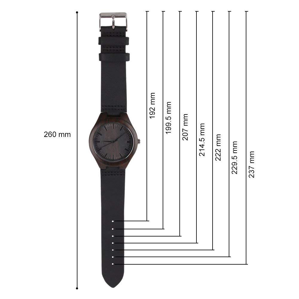 To My Son - I May Not Say Enough But You Are Everything To Me - Wooden Watch