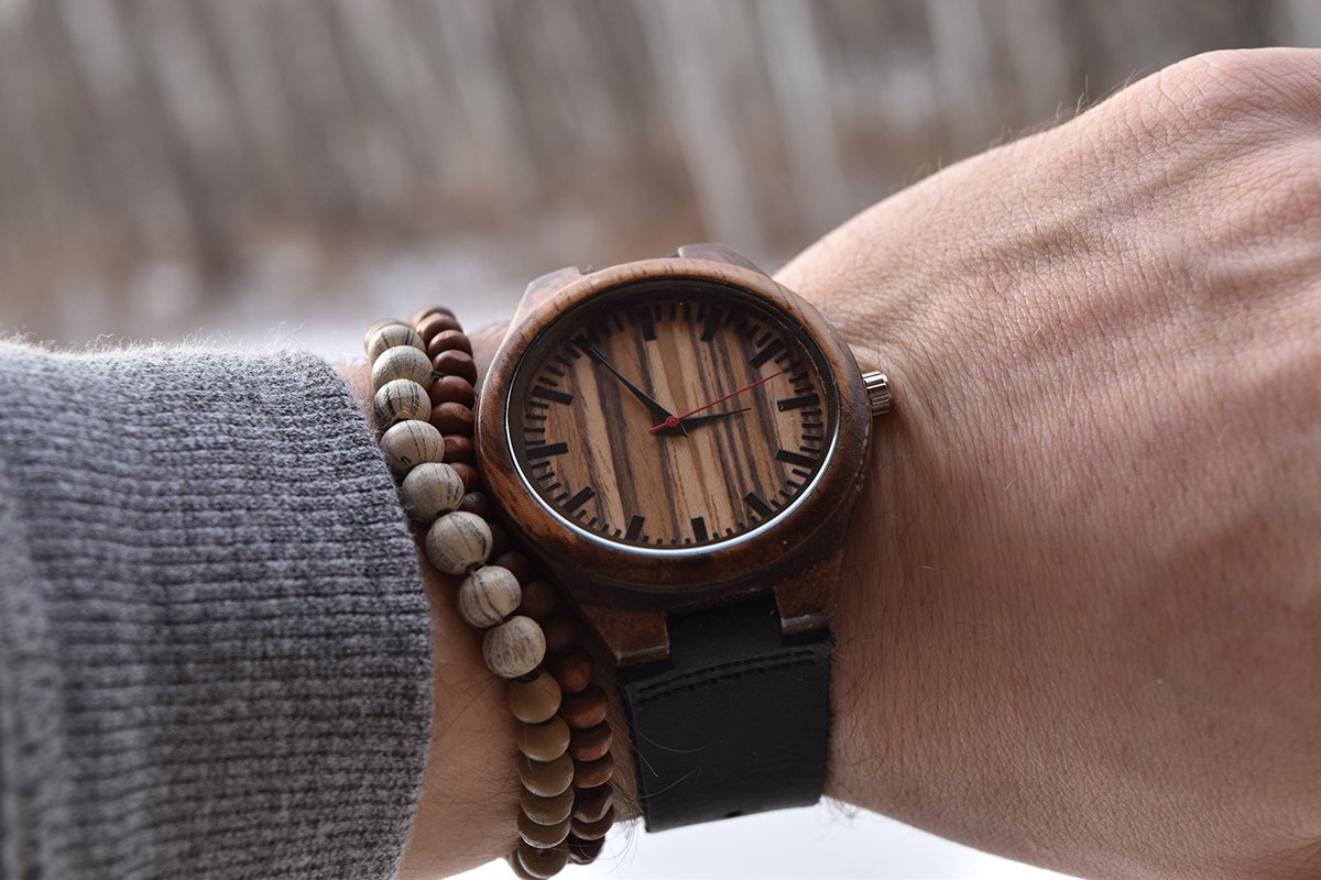 To My Husband - Someone Who Will Fight for Me, Protect &amp; Love Me - Wooden Watch