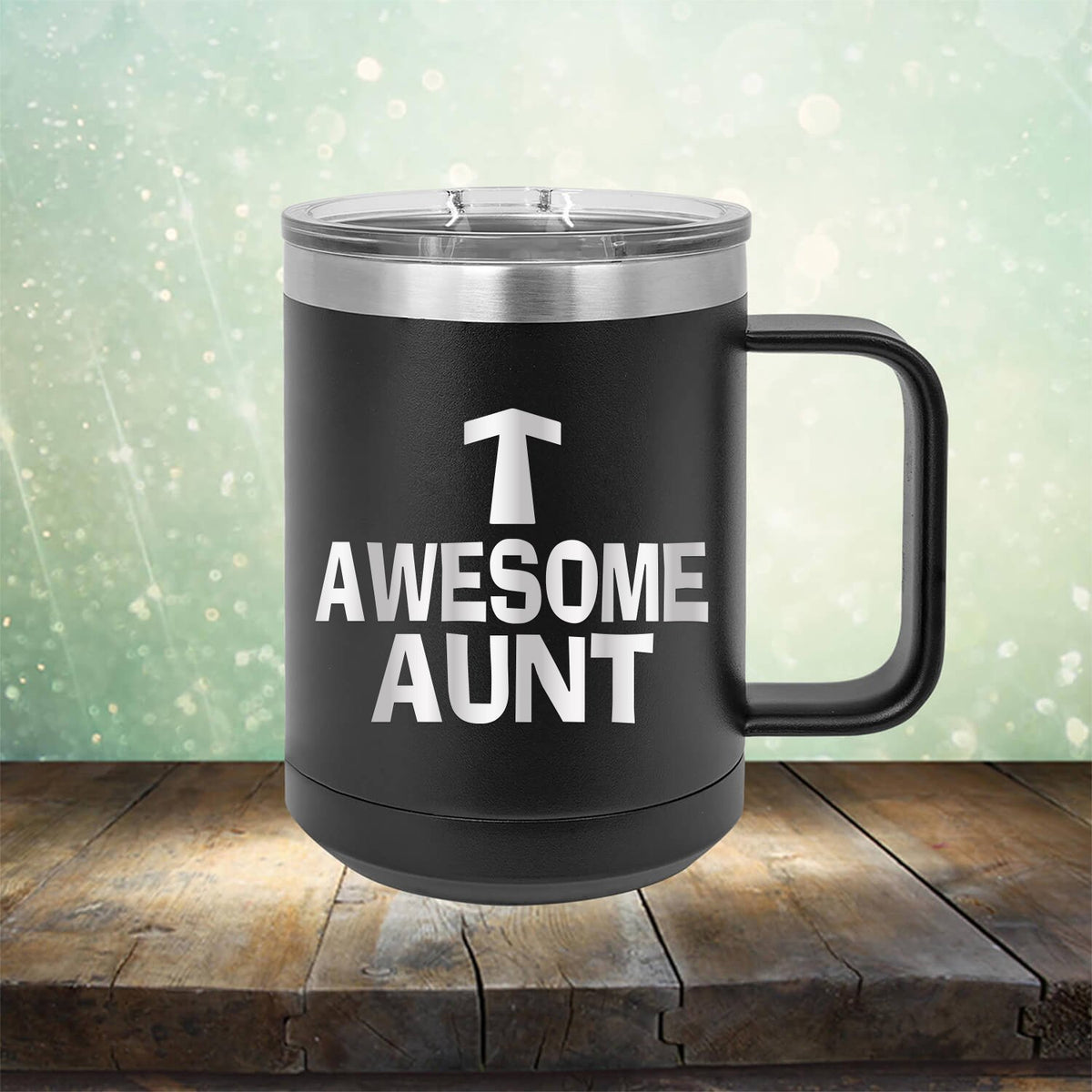 Awesome Aunt - Laser Etched Tumbler Mug