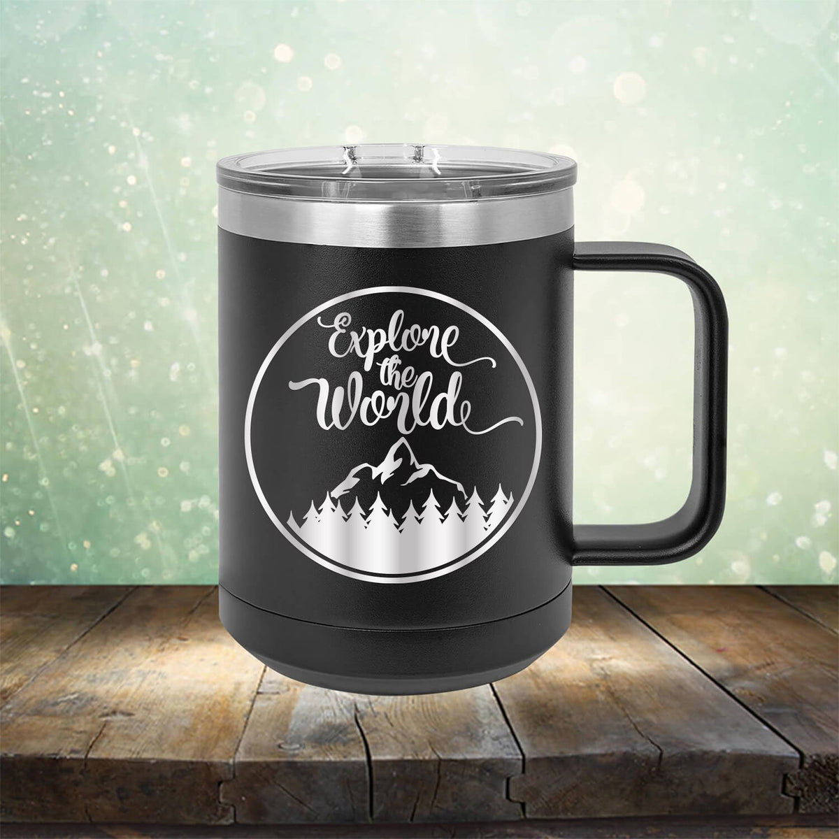 Explore The World - Laser Etched Tumbler Mug