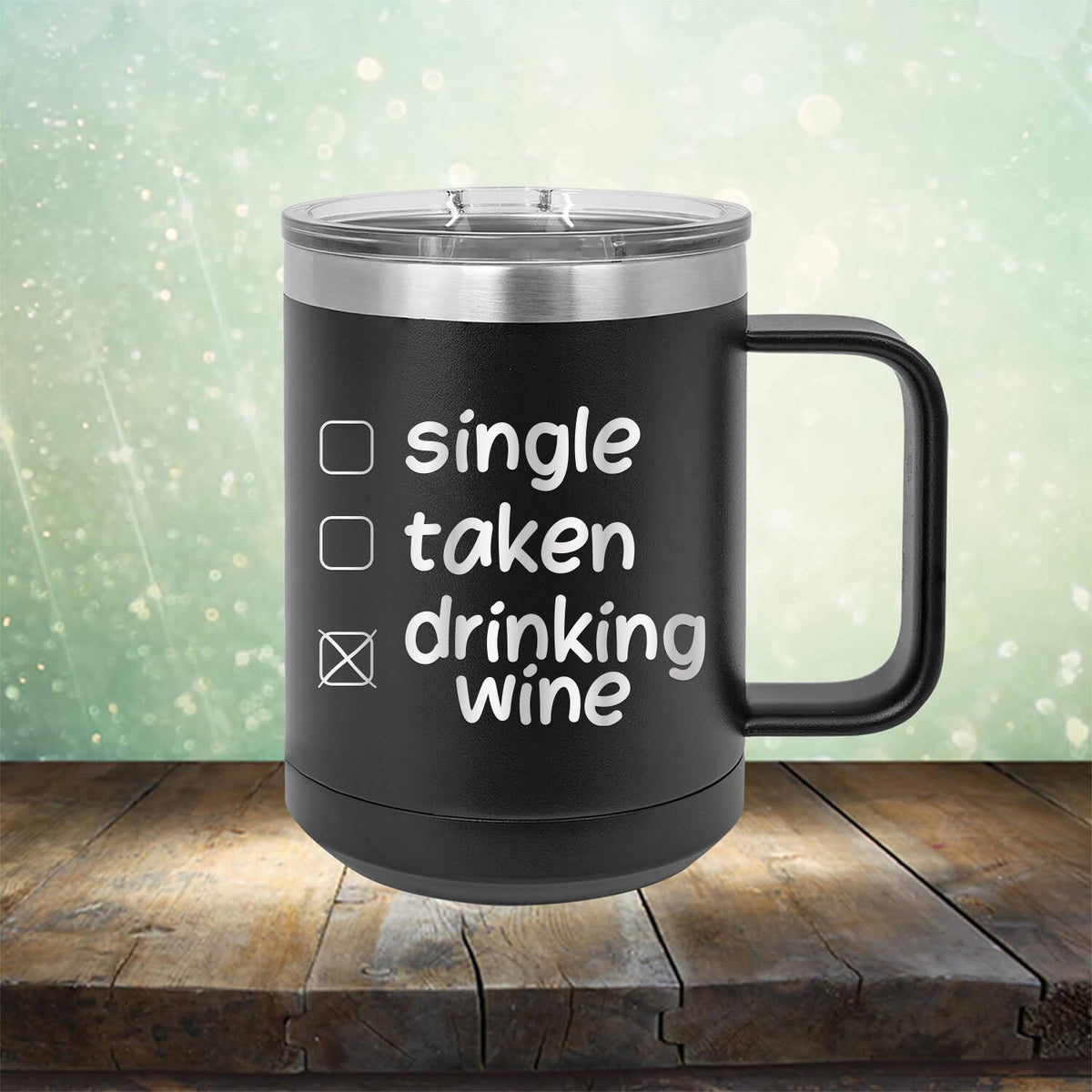 Single Taken Drinking Wine