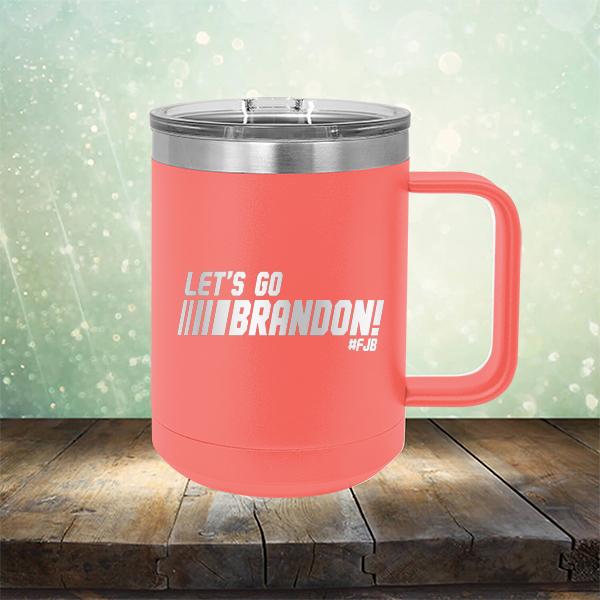 Let&#39;s Go Brandon FJB Racing - Laser Etched Tumbler Mug