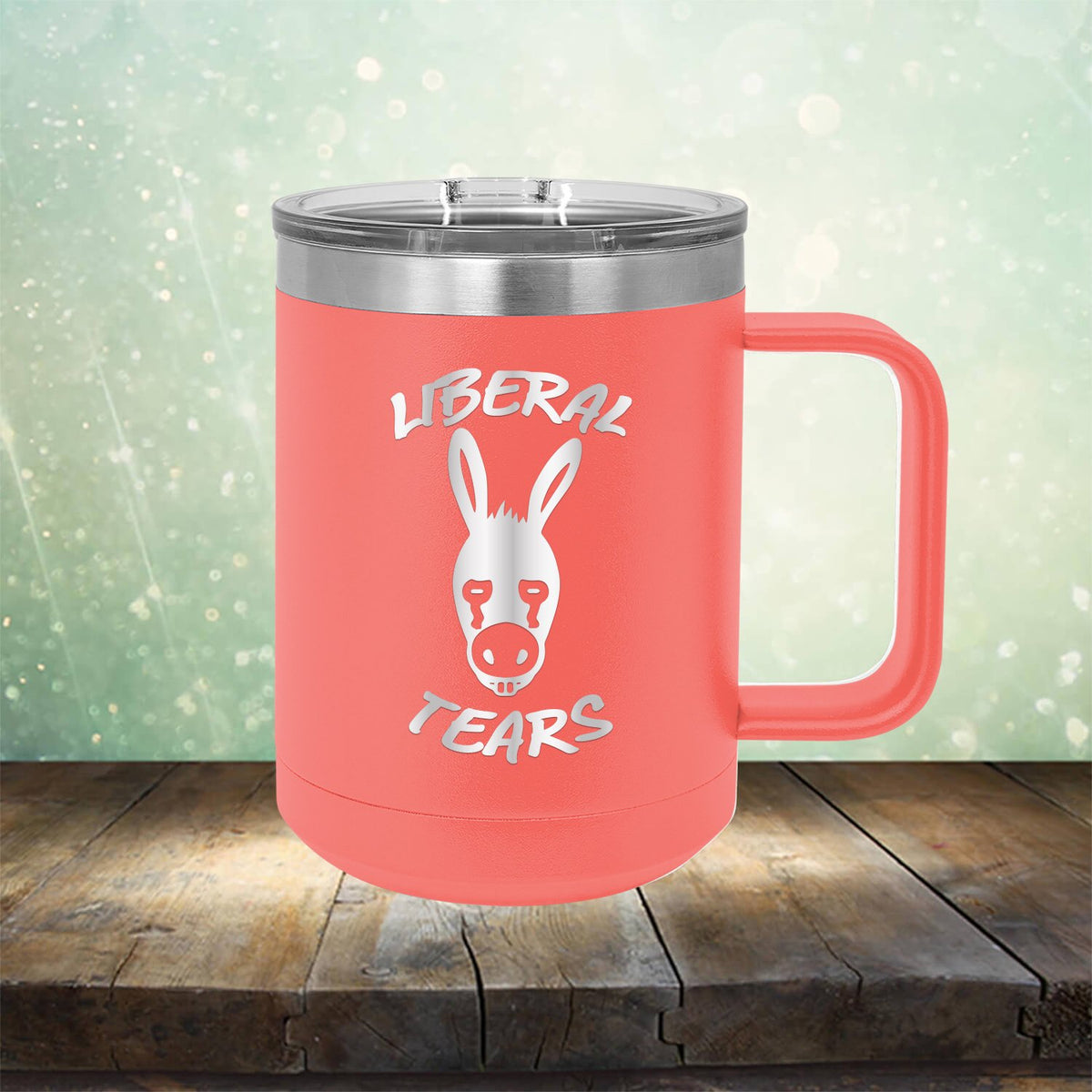 Liberal Tears Donkey - Laser Etched Tumbler Mug