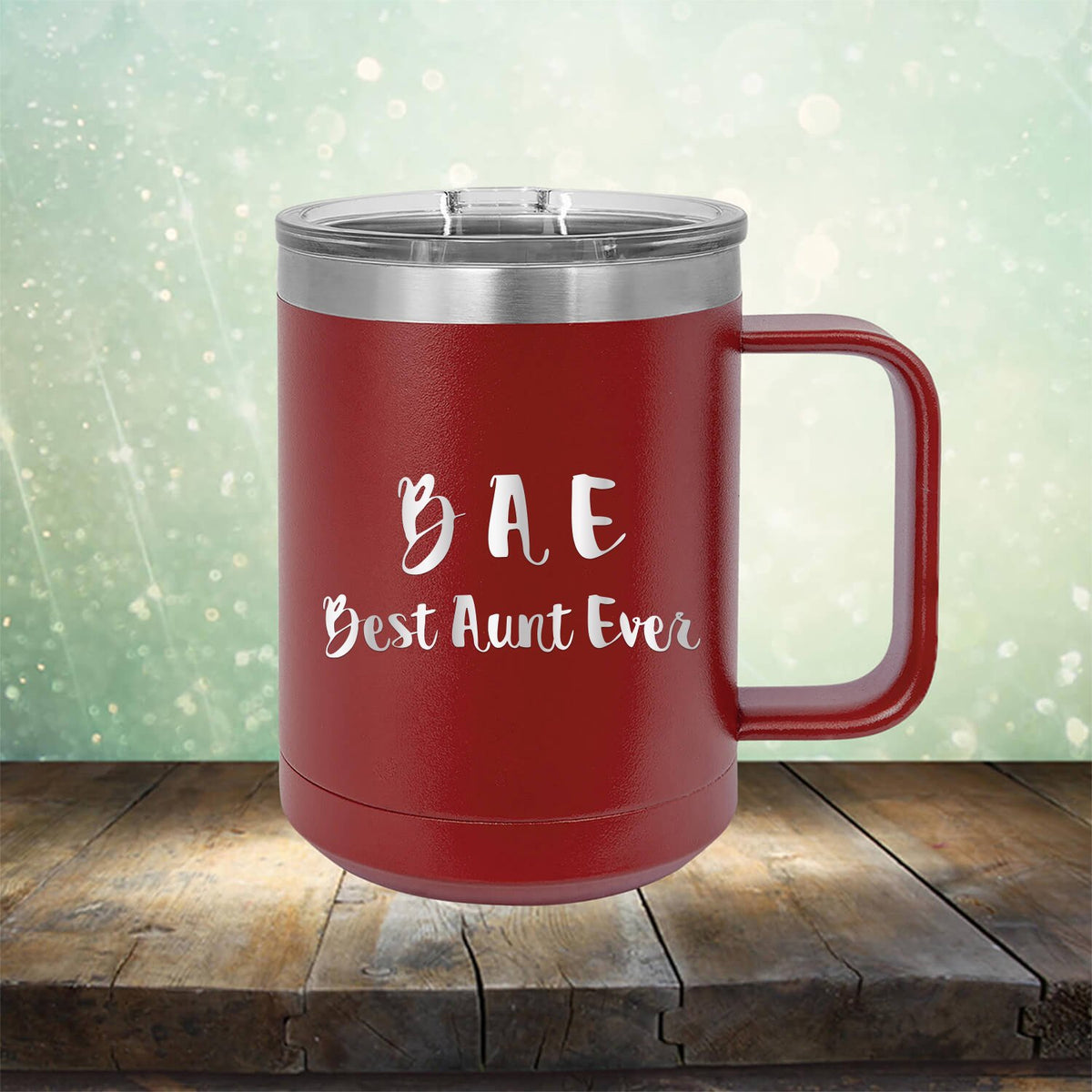 BAE Best Aunt Ever - Laser Etched Tumbler Mug