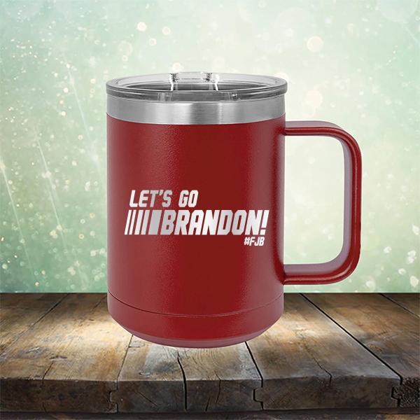 Let&#39;s Go Brandon FJB Racing - Laser Etched Tumbler Mug