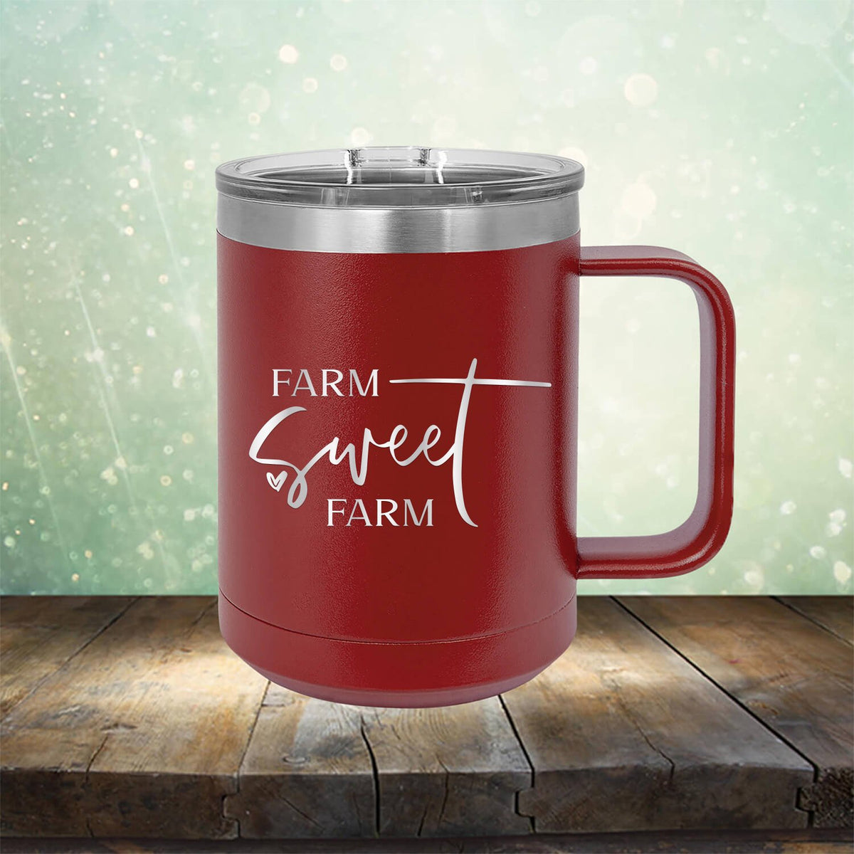 Farm Sweet Farm - Laser Etched Tumbler Mug
