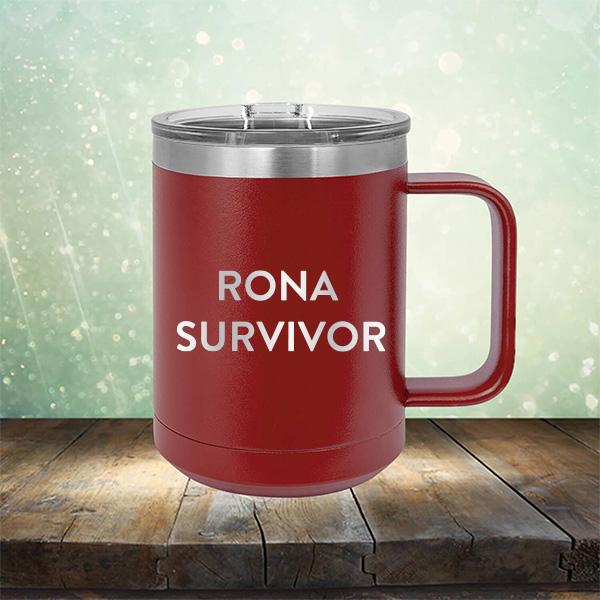 Rona Survivor - Laser Etched Tumbler Mug
