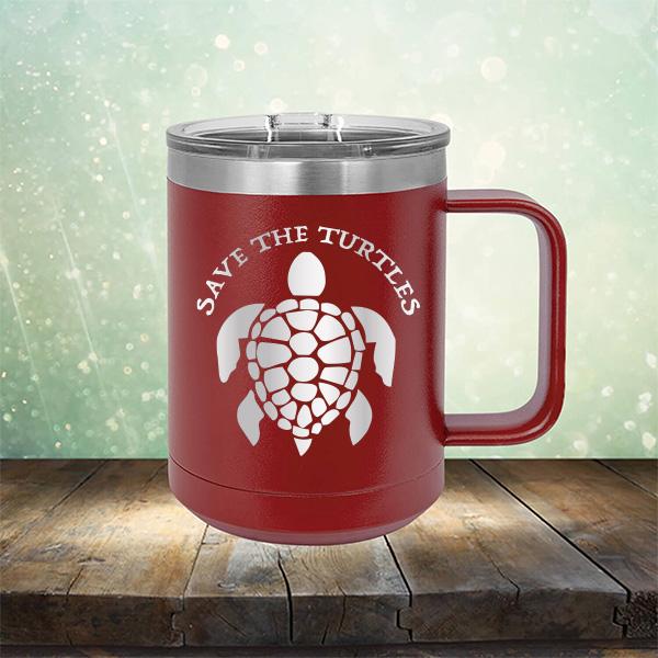 Save The Turtles - Laser Etched Tumbler Mug