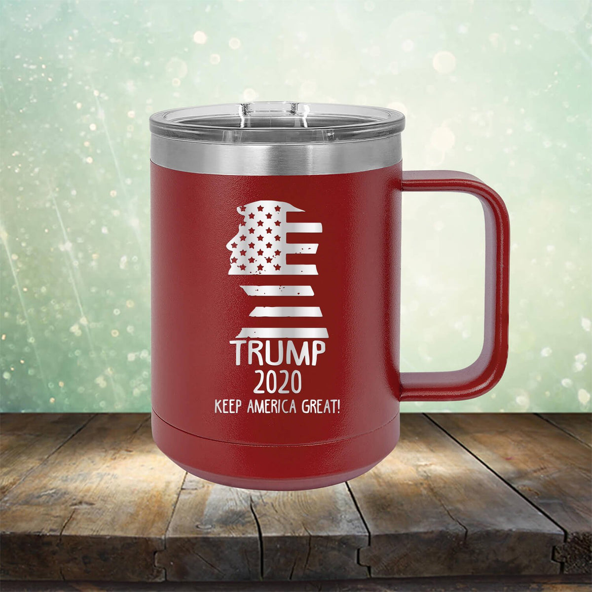 Trump 2020 Keep America Great - Laser Etched Tumbler Mug