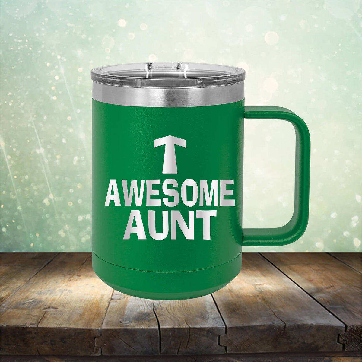 Awesome Aunt - Laser Etched Tumbler Mug