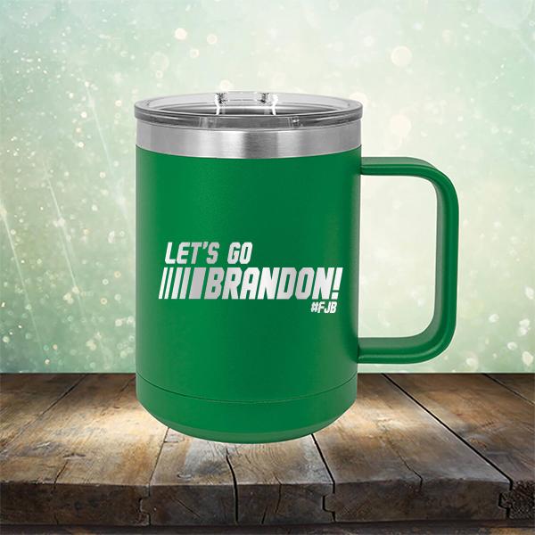 Let&#39;s Go Brandon FJB Racing - Laser Etched Tumbler Mug
