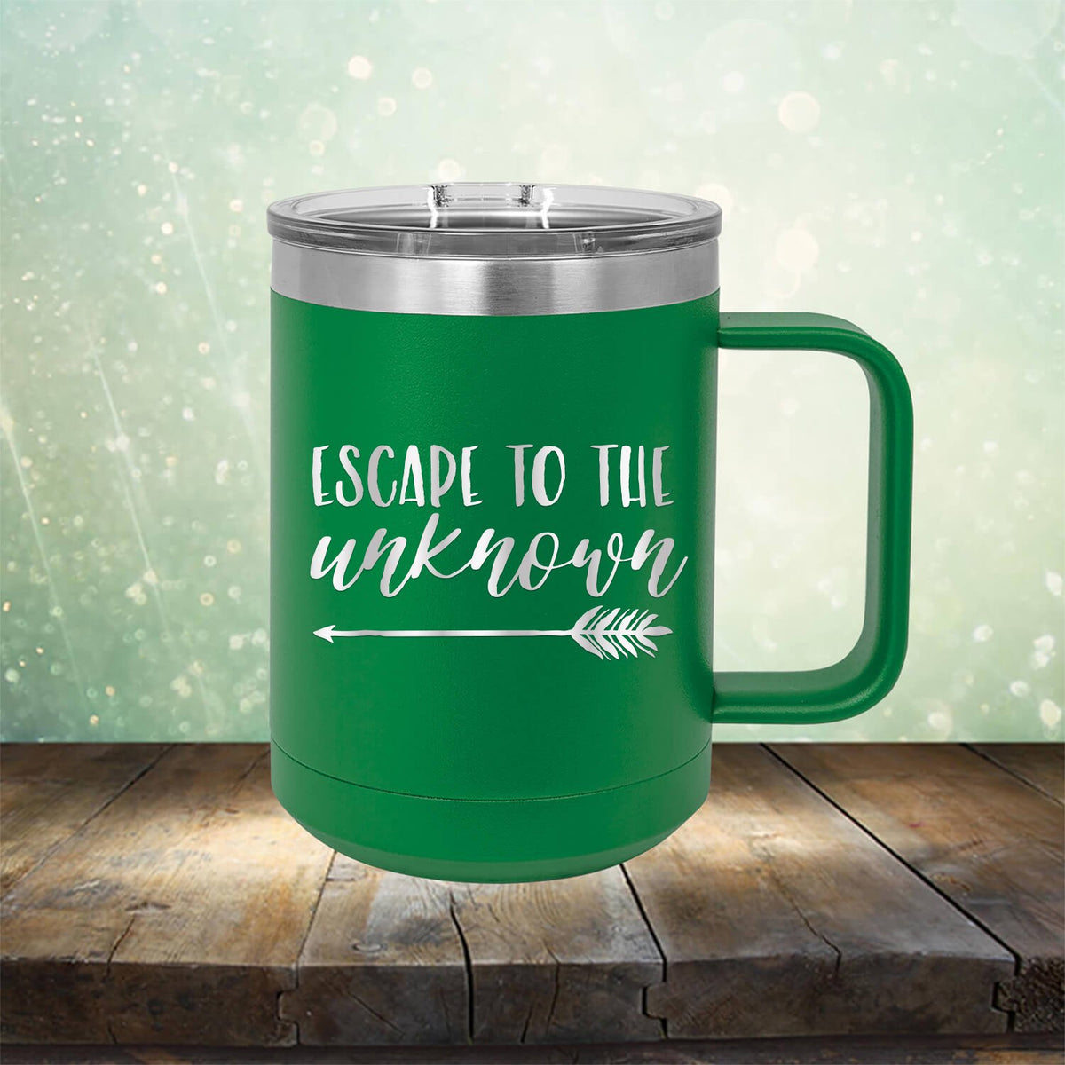 Escape to The Unknown - Laser Etched Tumbler Mug