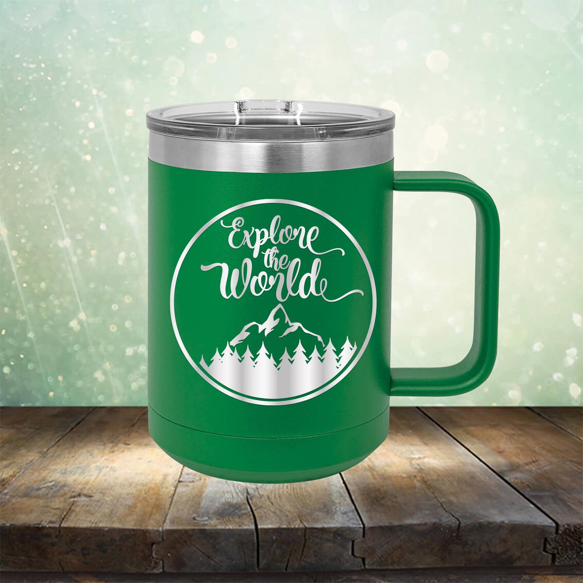 Explore The World - Laser Etched Tumbler Mug