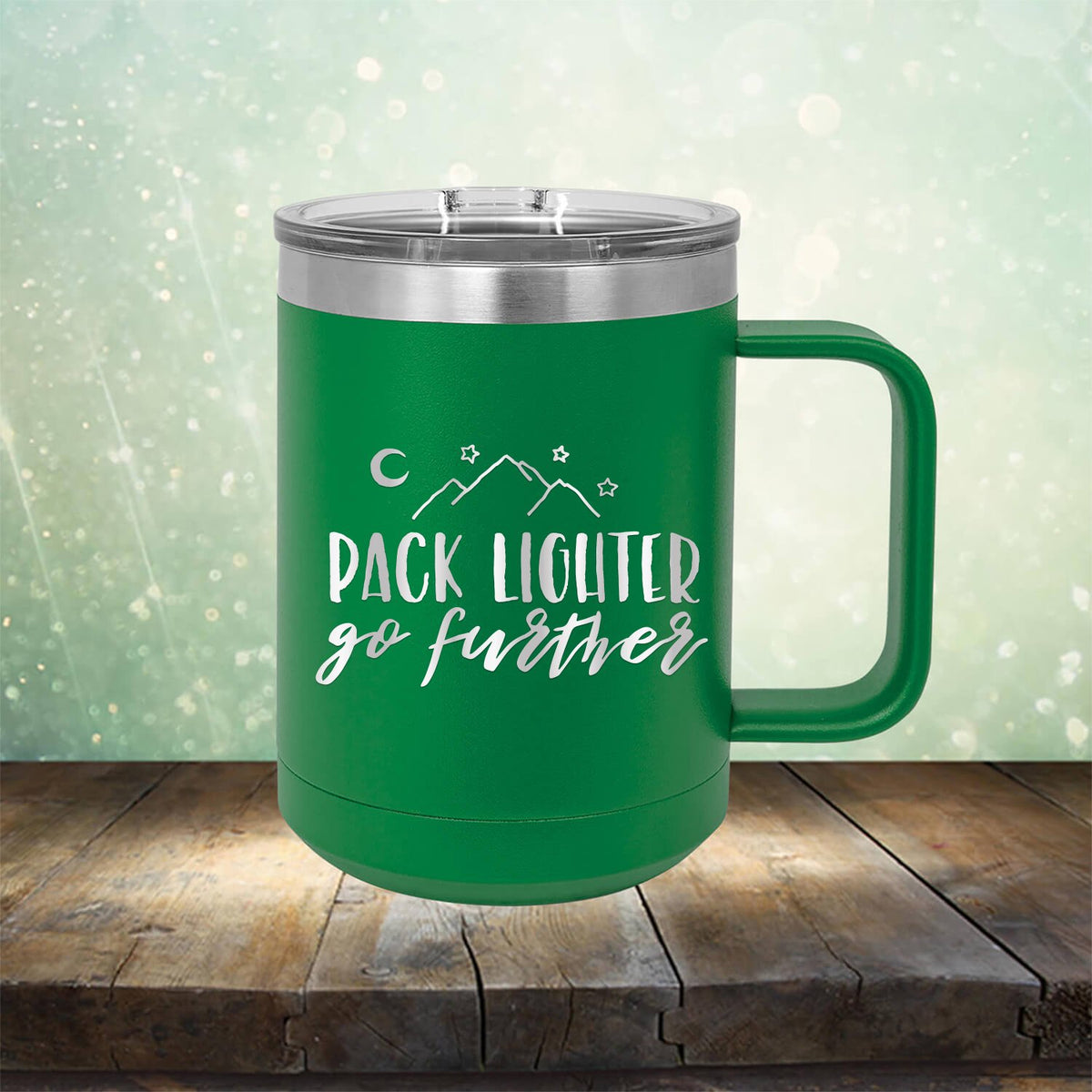 Pack Lighter Go Further - Laser Etched Tumbler Mug