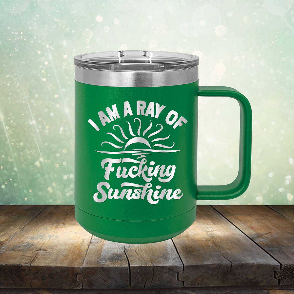 I Am A Ray Of Fucking Sunshine - Laser Etched Tumbler Mug