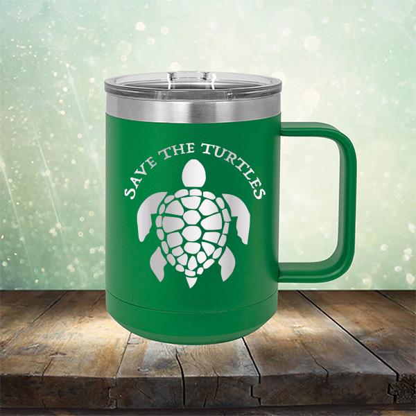 Save The Turtles - Laser Etched Tumbler Mug