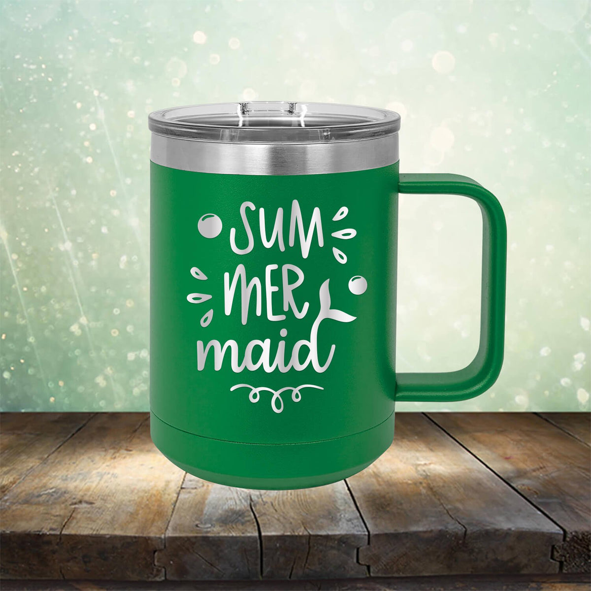 Sum Mer Maid - Laser Etched Tumbler Mug