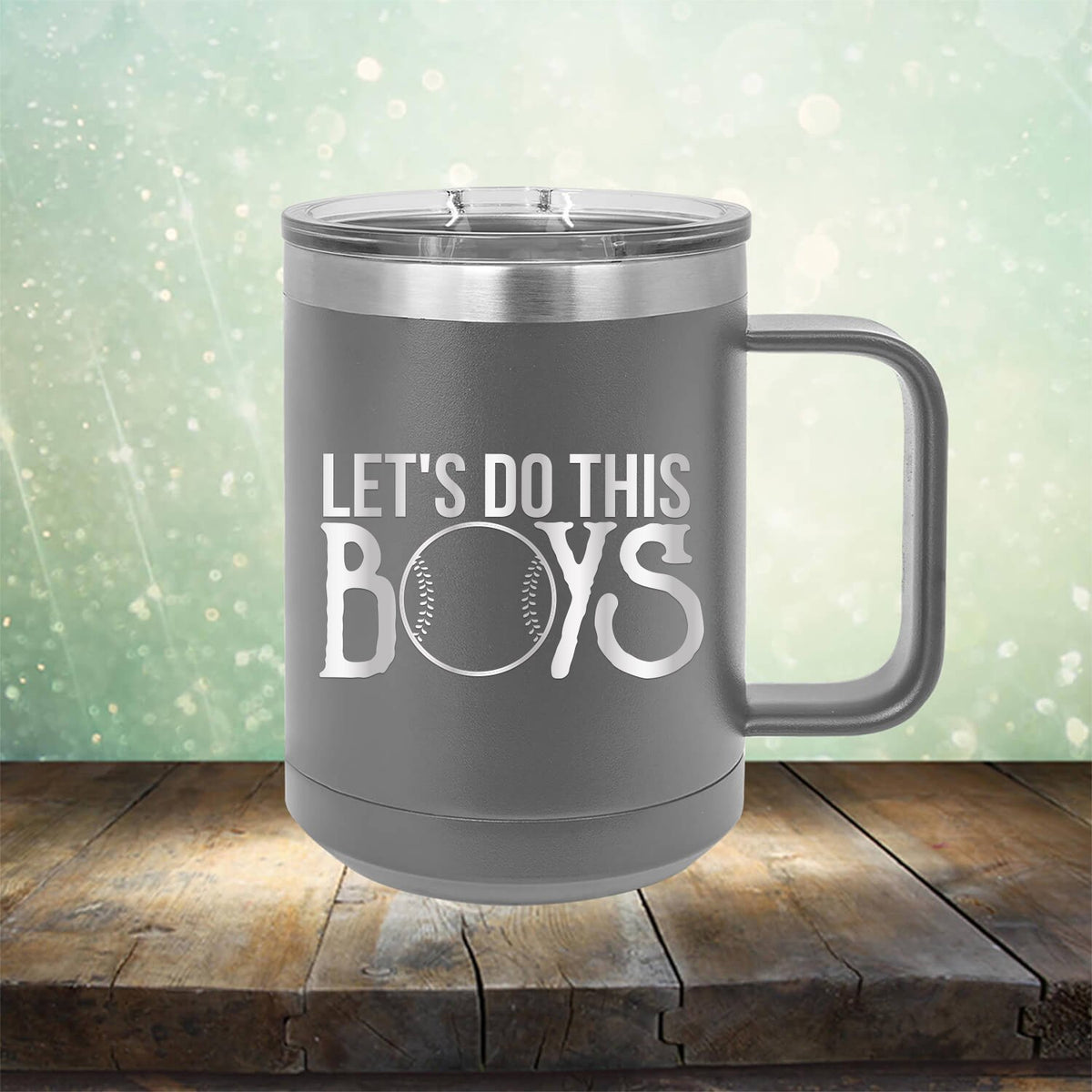 Lets Do This Boys - Laser Etched Tumbler Mug