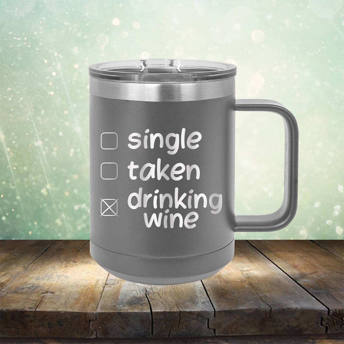 Single Taken Drinking Wine