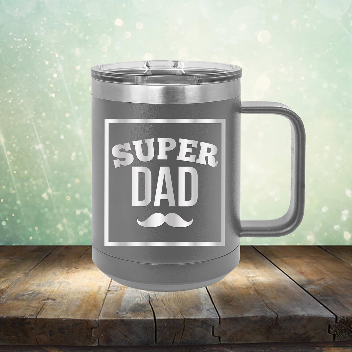 Super Dad with Mustache