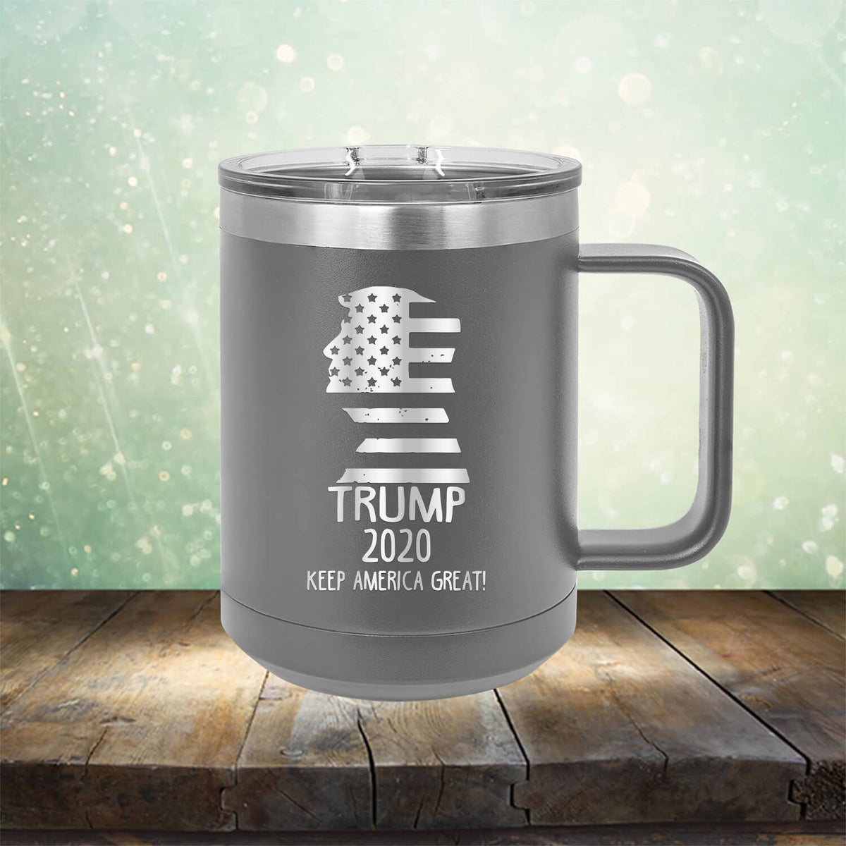 Trump 2020 Keep America Great - Laser Etched Tumbler Mug