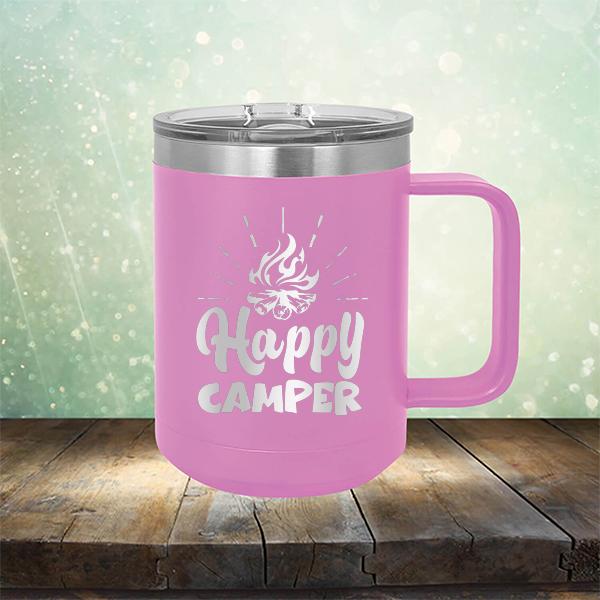 Happy Camper - Laser Etched Tumbler Mug