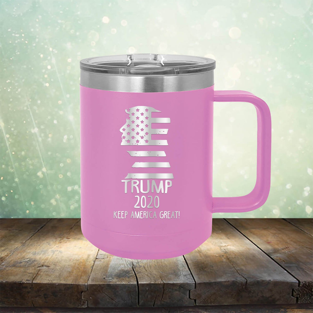 Trump 2020 Keep America Great - Laser Etched Tumbler Mug