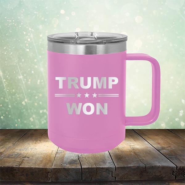 Donald Trump Won - Laser Etched Tumbler Mug
