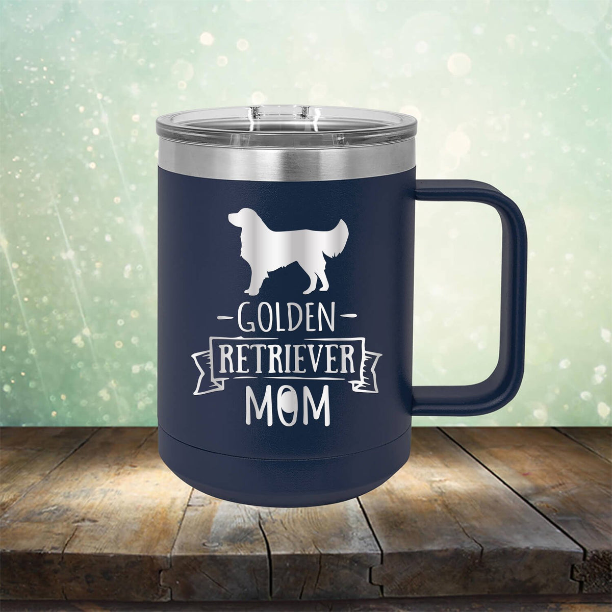 Golden Retriever Mom - Laser Etched Tumbler Mug