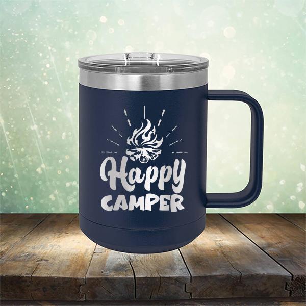 Happy Camper - Laser Etched Tumbler Mug