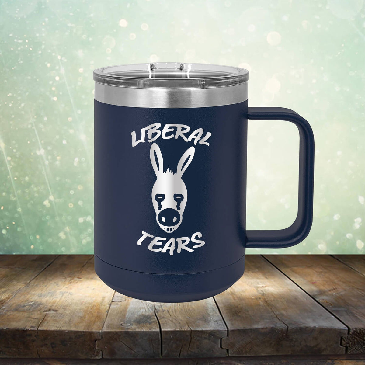 Liberal Tears Donkey - Laser Etched Tumbler Mug