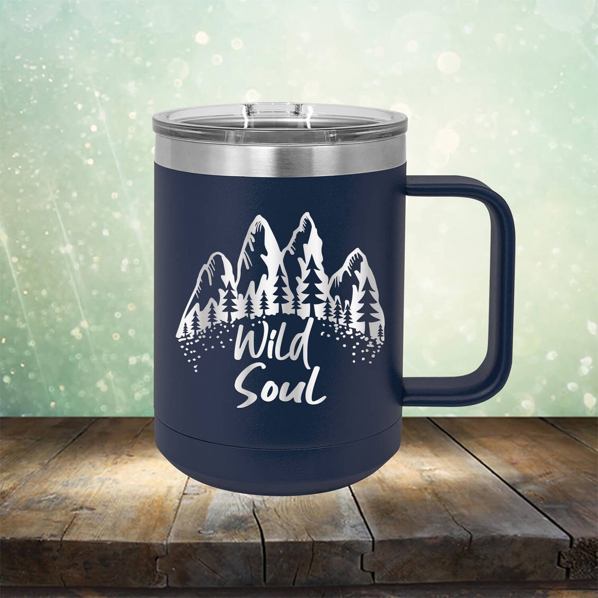 Mountain Wild Soul - Laser Etched Tumbler Mug